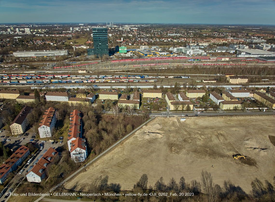 20.02.2023 - Copterfotos und Luftbilder von Berg am Laim